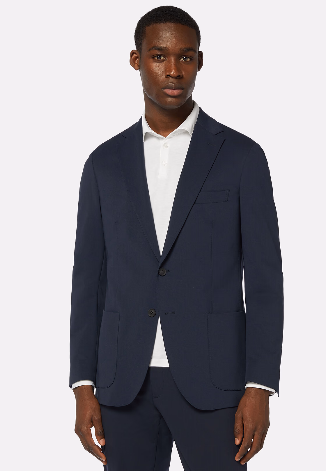 BOGGI Milano B Tech Nylon Stretch Suit — Azul Marino